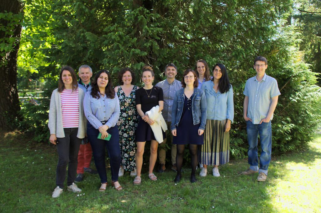 Photo de groupe avec les sociétaires de Fertilidée